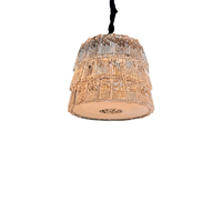Lustre en cristal en forme de tambour pour salle à manger, îlot de cuisine, éclairage domestique