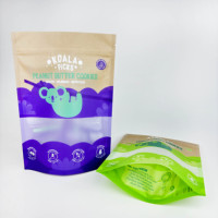 Pochette debout en plastique personnalisée à fermeture éclair pour l'emballage de gelée d'aliments pour animaux de compagnie Taille/couleur/logo personnalisable de qualité alimentaire Échantillons gratuits disponibles