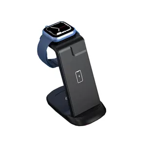 Amazon Penjualan Top 50 Charger Ponsel Nirkabel Stasiun Charger Dock Pengisian Magnetik untuk I Phone Apple Watch