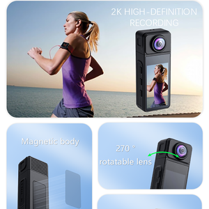 4K Mini Body <strong>Camera</strong> Action Body Cam with Audio &amp; <strong>Video</strong>- Thumb <strong>Hands</strong> Recording Wearable Cameras - Product Image 2