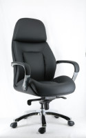 Chaise de bureau pivotante de style moderne et luxueux, inclinable, réglable en hauteur, base en alliage d'aluminium, multifonctionnelle à 4 positions