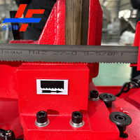 Scie à ruban métallique pivotante G4020 8'' pour la découpe de précision d'angles en acier structurel, machine à scier à ruban horizontale pour métaux, certifiée CE