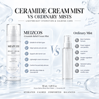 Brume OEM à l'acide hyaluronique et au niacinamide 50ml – Soin hydratant anti-rides pour un teint éclatant et une peau lisse – Sérum anti-âge en spray pour peaux ternes