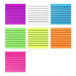 Waterproof 3x3 Inch PET Transparent <b>Memo</b> <b>Pad</b> Back-to-School Essential Clear Sticky Notes Translucent Lining Aesthetic School - Product Image 1