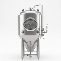 Cuve de Fermentation Conique Personnalisable de Haute Qualité 5BBL en Acier Inoxydable 304 de Qualité Alimentaire, Fermenteur Pressurisé pour Brasserie