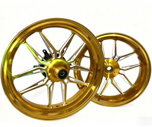 Direct Fit CNC Billet Wheels for Yamaha XMAX300 - Custom Pattern Lightweight Alloy Rims for Southeast Asia - Product Image 2