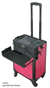 Portable professionnel artiste maquillage vacances cadeau blackfriday aluminium belle boîte à cosmétiques valise dure