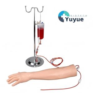 Modèle d'entraînement à l'injection IV, simulateur de flebotomie et de ponction veineuse avec support IV pour la formation en soins <span class=keywords><strong>infirmiers</strong></span> - Product Image 1