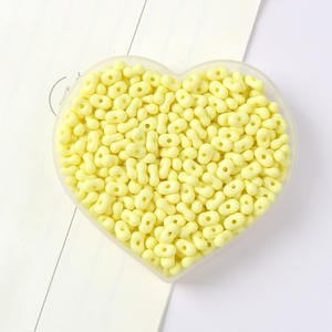 Wholesale <b>Acrylic</b> Solid Color Macaron Color Peanut <b>Beads</b> for DIY Jewelry Making Accessories - Product Image 3