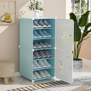 Armoire de rangement à chaussures pratique de grande capacité, <span class=keywords><strong>en</strong></span> plastique, collection - Product Image 2
