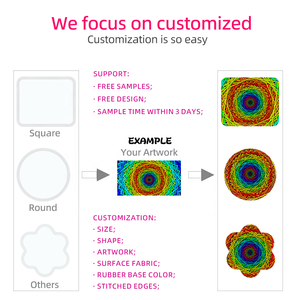 Bantalan Mouse Gaming bantalan meja lembut alas meja Keyboard Mousepad karet alam Kustom bantalan Mouse sublimasi grosir - Product Image 4