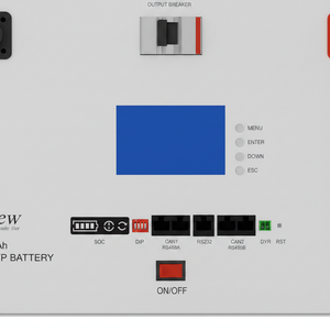 Boîtier de <span class=keywords><strong>batterie</strong></span> LiFePO4 25,6 V 280 Ah avec BMS 100 A et écran LCD, pack de batteries prismatiques pour stockage d'énergie solaire - Product Image 3