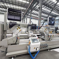 Máquina de corte de perfiles de aluminio de doble cabezal CNC WEIKE para la fabricación de ventanas y puertas