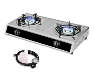 Commercial Low Budget Petite <span class=keywords><strong>Maison</strong></span> Sol Intérieur Électrique 2 Brûleurs Table En Acier Inoxydable Cuisinière À Gaz Bureau <span class=keywords><strong>Maison</strong></span> Cuisine Portable - Product Image 4