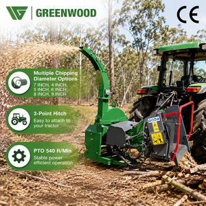 <span class=keywords><strong>Broyeur</strong></span> <span class=keywords><strong>de</strong></span> bois hydraulique pour tracteur <span class=keywords><strong>de</strong></span> 7 pouces avec alimentation par prise <span class=keywords><strong>de</strong></span> force - Product Image 1