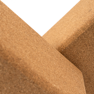 Logotipo personalizado eco amigável forma triangular forma cortiça de madeira natural bloco de yoga - Product Image 5