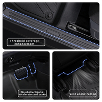Tapis de sol complets pour Toyota Land Cruiser Prado LC250, tapis de sol de voiture imperméables, accessoires intérieurs automobiles