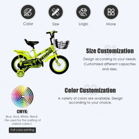 Vélo Enfant Personnalisé Usine Chinoise 2026 Nouveau 12 Pouces Avec Stabilisateurs Vélo Pour Enfants 3-8 Ans