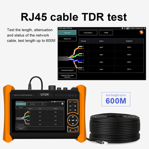 เครื่องทดสอบไฟเบอร์ออปติกอเนกประสงค์ OTDR MOT-65, 1310 1550 1610/1625nm พร้อม VFL, OPM, RJ45, TDR และวัดระดับวิดีโอ - Product Image 6