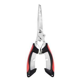 <b>Fishing</b> Plier Stainless Steel 420 Rubber Plastic Handle Durable For <b>Lure</b> Hook Cutter PE Line Cutting Tackle Gear - Product Image 4