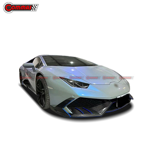 Kit carrosserie en fibre de carbone forgée style MSY pour Lamborghini Huracan LP610 : pare-chocs avant et arrière, jupes latérales, aileron arrière, capot arrière - Product Image 2