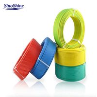 Fil de cuivre flexible multibrins BVR isolé en PVC, fil électrique unipolaire pour la construction résidentielle