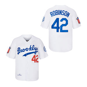 Мужская бейсбольная майка Brooklyn 42 # - Product Image 1