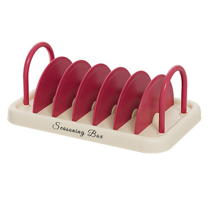 <b>Kitchen</b> Spice Rack Lattice Type Multi Functional Countertop <b>Storage</b> <b>For</b> Seasoning Bags And <b>Jars</b> - Product Image 3