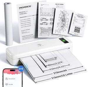 Phomemo เครื่องพิมพ์พกพาไร้สายแบบไร้หมึกเครื่องพิมพ์ M835ความร้อนสำหรับคอมพิวเตอร์พกพาบลูทูธรองรับ A4เครื่องพิมพ์กระดาษความร้อน - Product Image 1