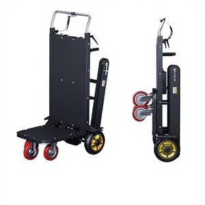 400KG Industrial Foldable Portable Electric Climbing Stairs Crawler Handcart Lithium Battery Cargo Transporting <b>Trolley</b> - Product Image 2