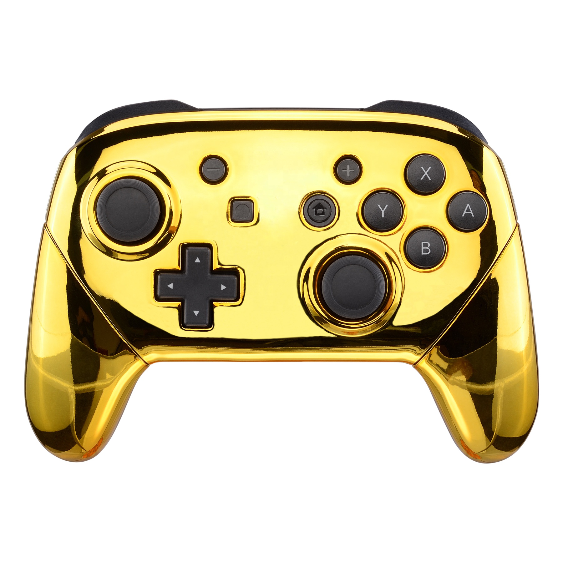 カスタム交換用ゴールドNintendo Switch Proコントローラシェルケース