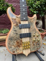 Guitare basse électrique personnalisée Grand Neck Through Body Series MKI 4 cordes