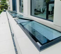 Ventana de Techo Rectangular Manual BOCHARM de Aleación de Aluminio 6063-T5 con Doble Acristalamiento Low-E de Eficiencia Energética Moderna V5-1