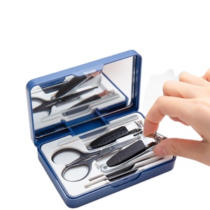 Ensemble de 6 coupe-ongles, coupe-ongles pour les doigts, <span class=keywords><strong>kit</strong></span> de coupe-ongles, ensemble de coupe-ongles, ensemble de pédicure et de manucure avec étui en plastique - Product Image 1