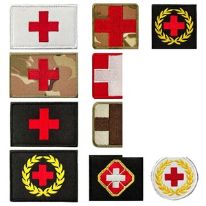 Ruban de moral tactique, patch brodé en tissu tissé pour équipement de secours médical et d'extérieur, pour brassard et badge - Product Image 3