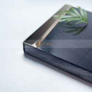EX018 Stainless Steel <b>Tile</b> Trim Edge <b>Corner</b> Guard L Shape Stainless Steel Manufacturer Custom 304 L Metal Decorative Strip - Product Image 5