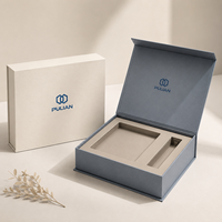 Boîte cadeau rigide minimaliste personnalisée, emballage en papier rigide moderne pour les produits de soin de la peau, les parfums, les bijoux et les produits de luxe
