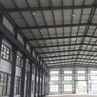 Kits de structures en acier préfabriquées soudées en H, acier Q235b/Q355b, galvanisées à chaud, pour bâtiments, ateliers et usines à plusieurs étages
