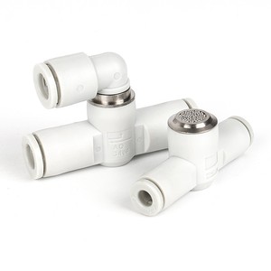 Válvula de escape rápida neumática SIVK AQ340F de 1/2 pulgada, silenciador de gas tipo angular para uso industrial - Product Image 2