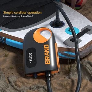 Compresseur d'air de gonflage SUP Rechargeable 20PSI pour tente PVC SUP Assault Boat avec arrêt automatique - Product Image 6