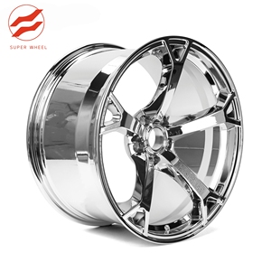 Cerchi in Lega Forgiati Cromati Tripli 19x9.5 19x10.5 +23 5x114.3 per Nissan 370z 350z Z34 Z33 Infiniti Q50 Q60 G35 - Product Image 4
