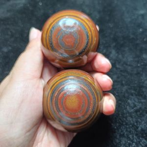 Factory Wholesale Hot Sale High Quality Colorful Tiger Stone Sphere Home <b>Ornament</b> Figurine Gift Healing <b>Crystal</b> Feng Shui Decor - Product Image 4