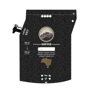 100 ensembles/lot sac filtre à café goutte à goutte et sac Kraft emballage de café étanche à l'humidité ensembles de filtres à café Non tissés portables