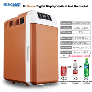 Prorable 8L portátil <span class=keywords><strong>coche</strong></span> nevera congelador 12V Mini refrigerador <span class=keywords><strong>el</strong></span>éctrico <span class=keywords><strong>para</strong></span> Auto Camping caja de refrigeración - Product Image 3