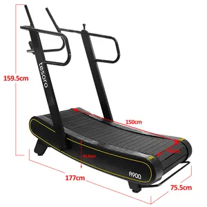 Rlrun Tosora R900 Woodway Gebogen Loopband Voor Gym Gebruik Handleiding Loopband Lopen Machine Air Runner