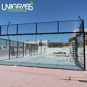 <span class=keywords><strong>Terrain</strong></span> de tennis de <span class=keywords><strong>padel</strong></span> intérieur et extérieur avec gazon artificiel et couverture de toit - Product Image 5