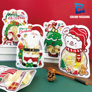In Stock Wholesale Price Colorful Snacks Cookies Design Children Candy Christmas <strong>Holiday</strong> Decorations Gift Packaging Pouch <strong>Bag</strong> - Product Image 3
