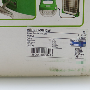 Nib Aep-lb-su12w <strong>Solar</strong> <strong>Lantern</strong>-1.2w Elec-i-1850=9c12 Automation Products Programmable Controller Original Parts, Industrial - Product Image 1