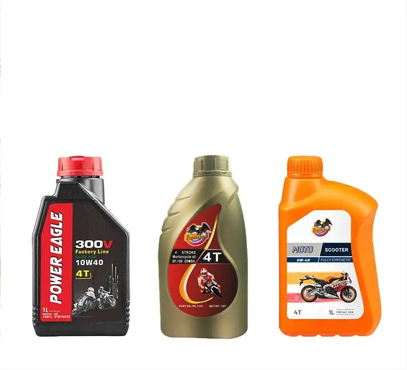 Powereagle-aceite sintético para motocicleta, aceite de motor 4t para motocicleta de 4 tiempos