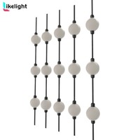 Lumières LED à pixels 3D multicolores, 35 mm, 50 mm, UCS1903, 2903, DMX, LED RGB, rideau intelligent, lumières LED à pixels pour Noël